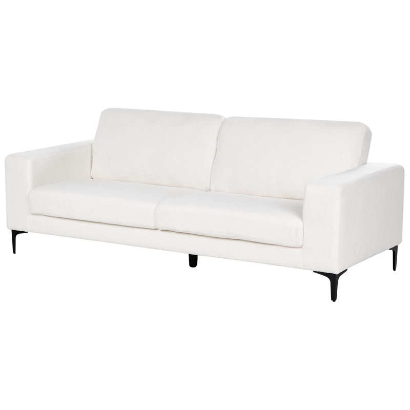 Vadstena 3 Seater Sofa, White Boucle