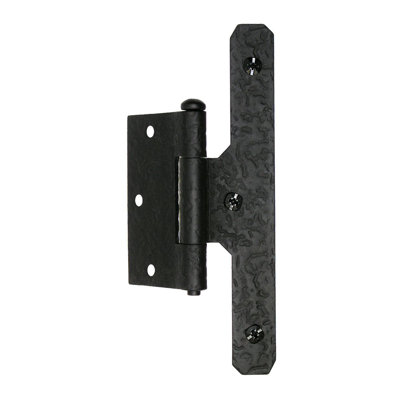 7" H Half Surface Hinge, Pair