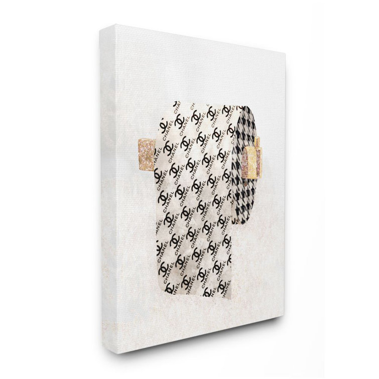 Fashion Glam Toilet Paper Designer Detailing by Ziwei Li - Graphic Art Print