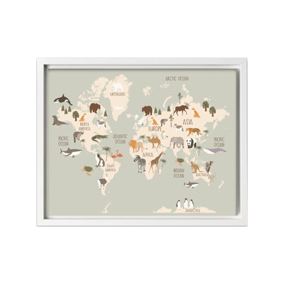 Animal World Map No2