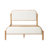 Ardin Solid Wood Bed With Boucle Upholstery-372184697-372184699