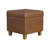 Pyp Square Storage Ottoman, 18 Inch Rich Faux Leather-112777745-112777744