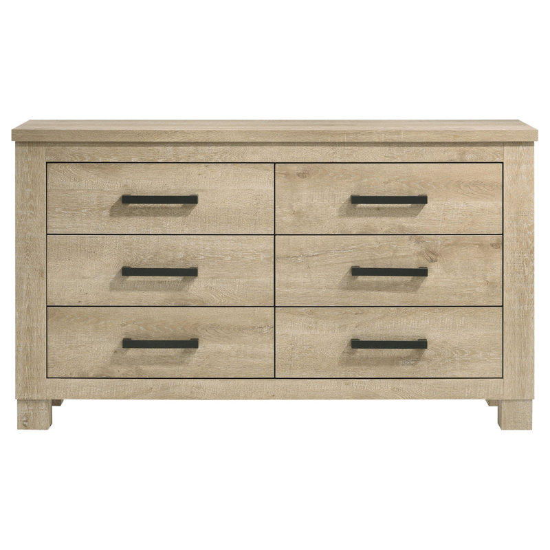 Commode de chambre 6 tiroirs Sansome