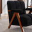 Chaise moderne en bois massif et tissu chenille-663062598-663062603