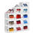 Stackable Large Shoe Containers Shoe Storage Box with Hard Plastic Drop Front for Sneakers-74057952