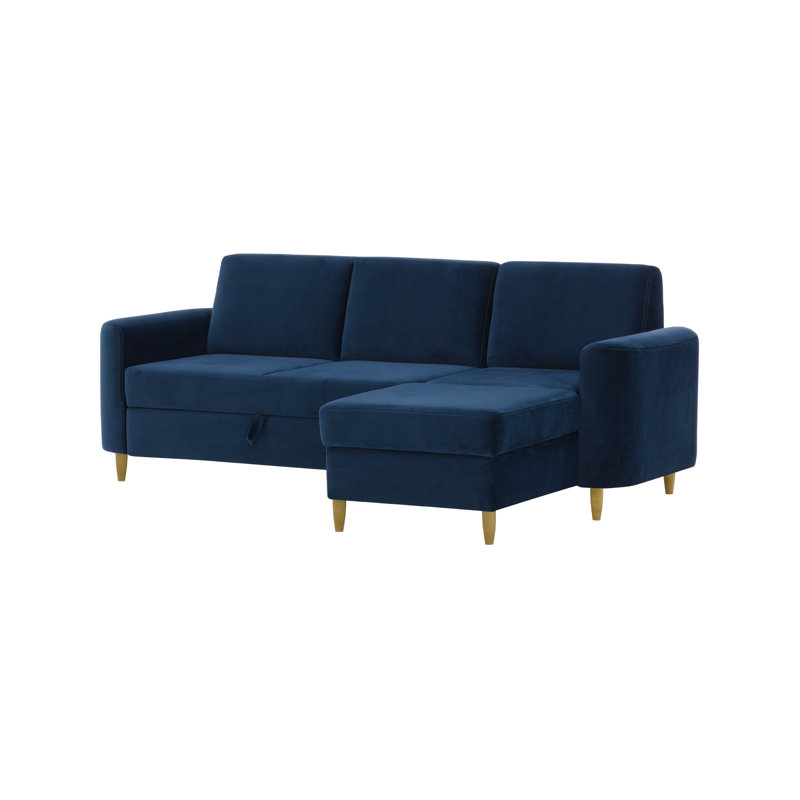 Chaim 4 Seater Sofa Bed, Dark Blue