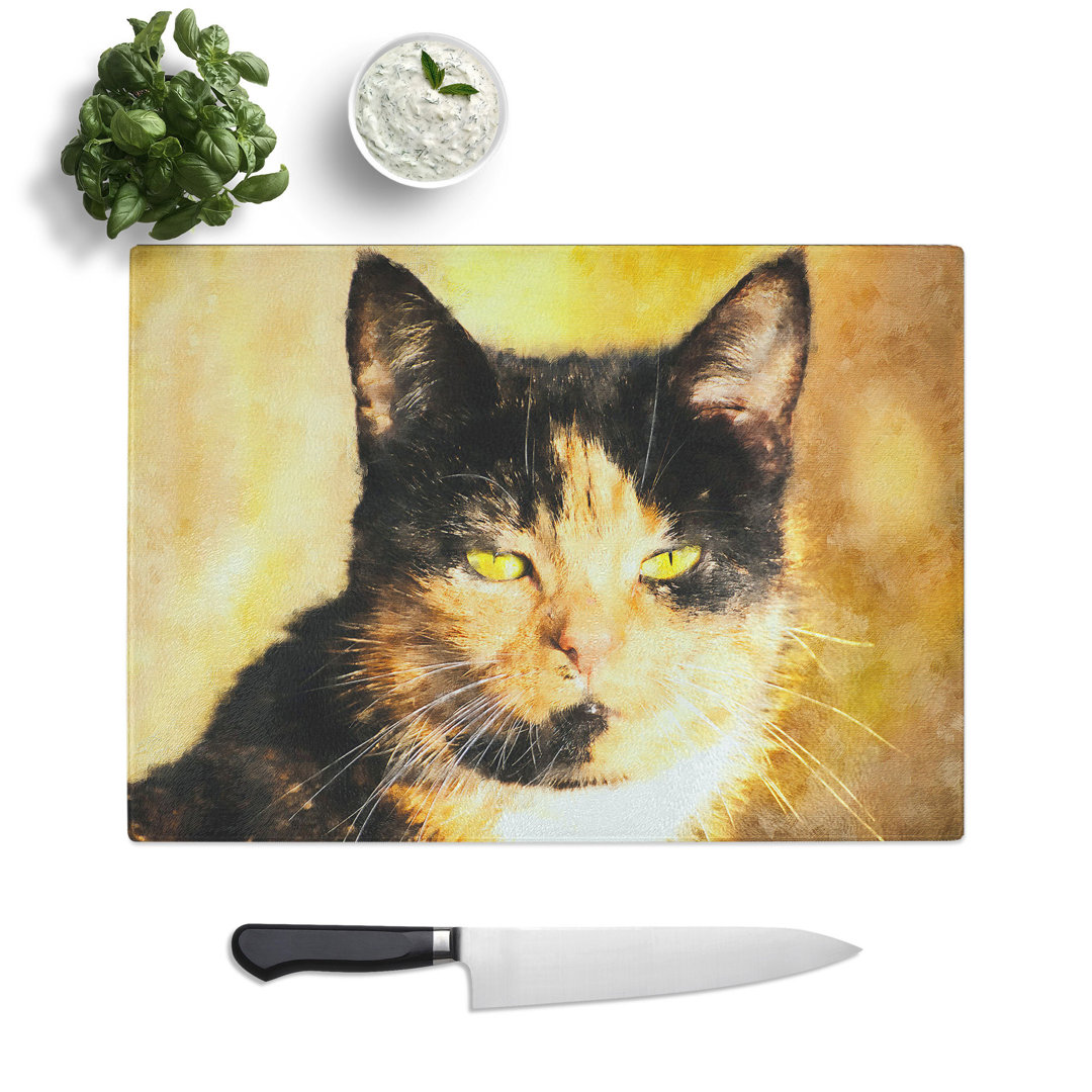 Portrait of a Cat Vol.3 Painting Chopping Board