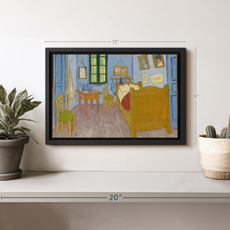 Architecture «Chambre à coucher à Arles Wall Art», H 9 po x l 13 po