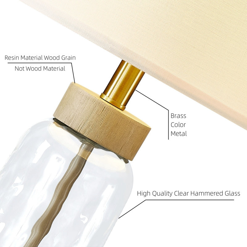 Krantz Glass USB Table Lamp