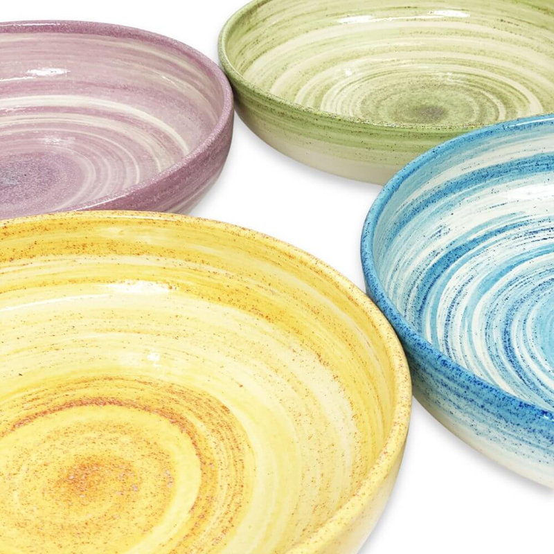 Pastel Beach - Large Bowl, Green