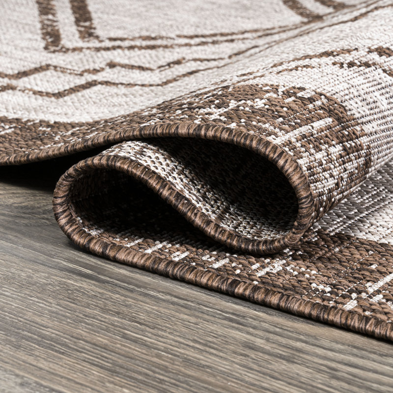 Tapis intérieur / extérieur Woodside Diamond, Rectangle 3 pi 1 po x 5 pi