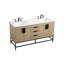 Ensemble de meuble-lavabo double 60 po Eugene-323889363