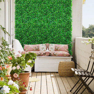 Haie de buisson artificielle