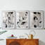 ABSTRACT Series XL III - Impression sur mesure encadrée de qualité supérieure - 3 pièces-191287866-191287813
