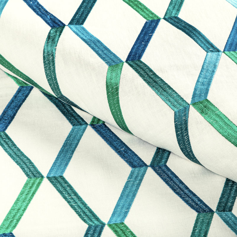 Gem to the Max Fabric, Green/Blue 