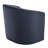 Armino Midnight Faux Leather Swivel Barrel Chair-1044140583