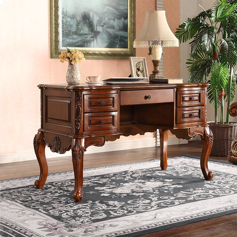 Bureau de style européen classique, H 30,71 po x l 51,18 po x P 25,59 po