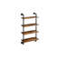 127cm H x 61.5cm W Metal Bookcase