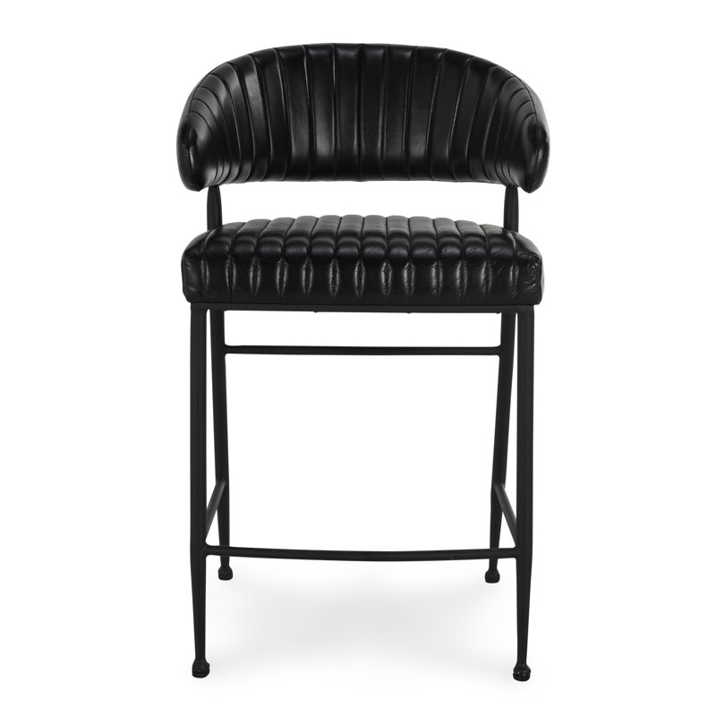 Umbria Stool, Counter Stool (26" Seat Height), Black