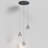 Aliceann 3 - Light LED Cluster Pendant-767116150-767116151