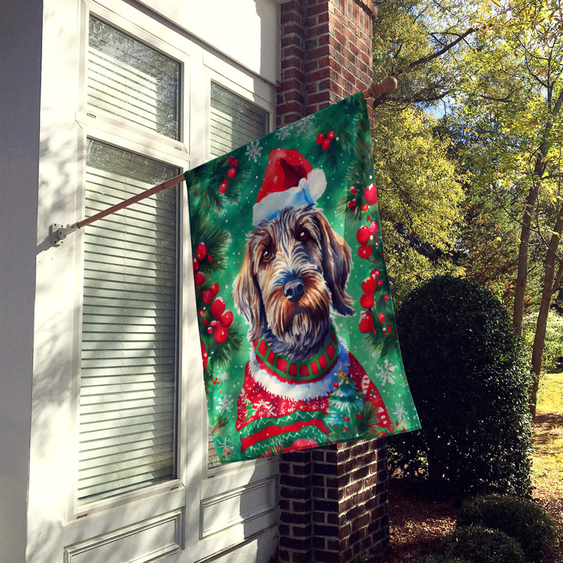 Double Sided Polyester Christmas, 40'' H x 28'' W