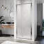 Madarisse Pivot Framed Shower Door with Clear Glass-597733227