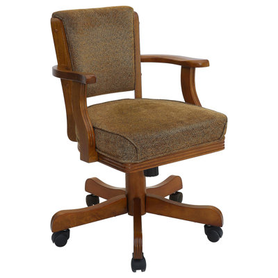 Upholstered Game Chair With Casters