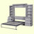 Georgan Metal Murphy Bed-1448108340