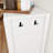 57.5" Modern Storage Sideboard With Door Racks And Side Hooks,MDF Cabinet With Adjustable Shelves-864849067