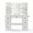 Makeup Vanity Desk With 10 Light 3 Lighting Modes Brightness And Mirror And Power Outlet