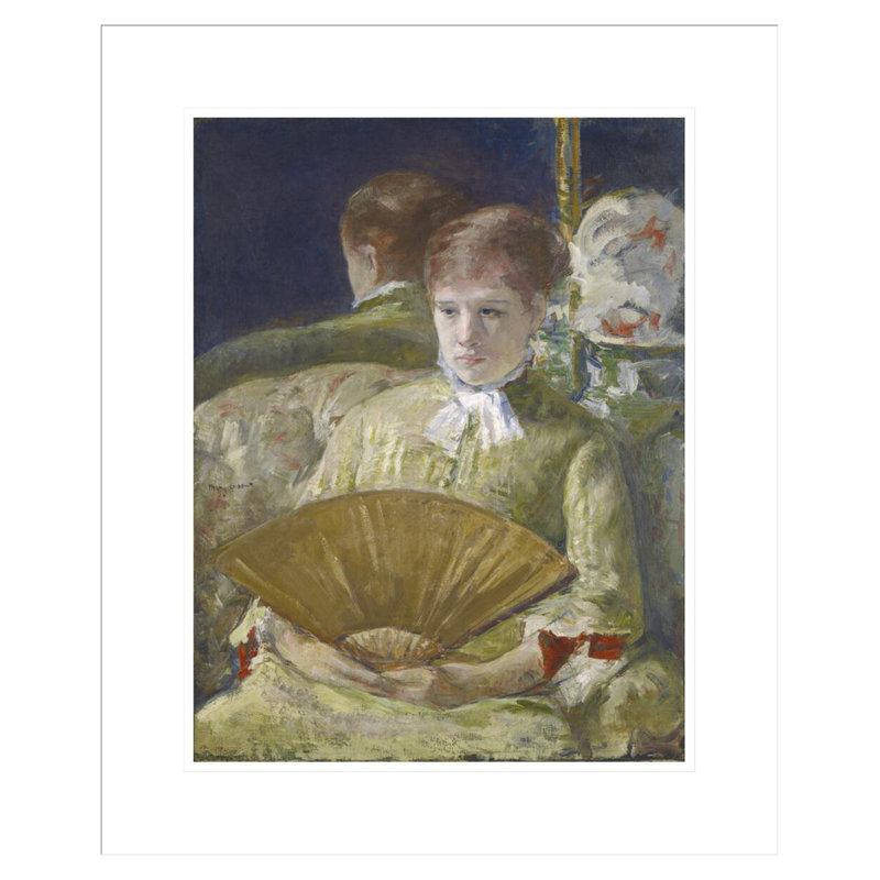 «Miss Mary Ellison» par Mary Cassatt, impression giclée encadrée, H 21,49 po x l 17,75 po