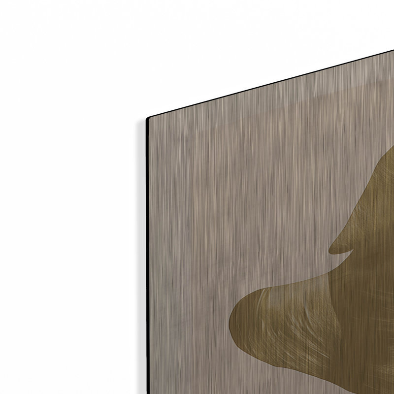 Wrought Studio 'Silhouette Expression' by Svetlana Aleynikova Metal Wall Art, H 36 po x l 24 po