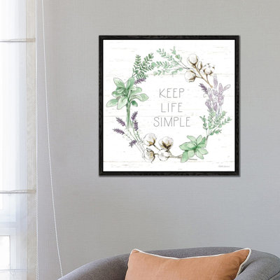 Farmhouse Cotton IX Sage by Beth Grove - Print on Canvas