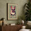 Pop Art Bulldog Modern - Wrapped Canvas-1307367411-1307367420