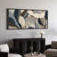 Abstrait art floral botanique abstrait bleu minimaliste moderne-102832967-111696424