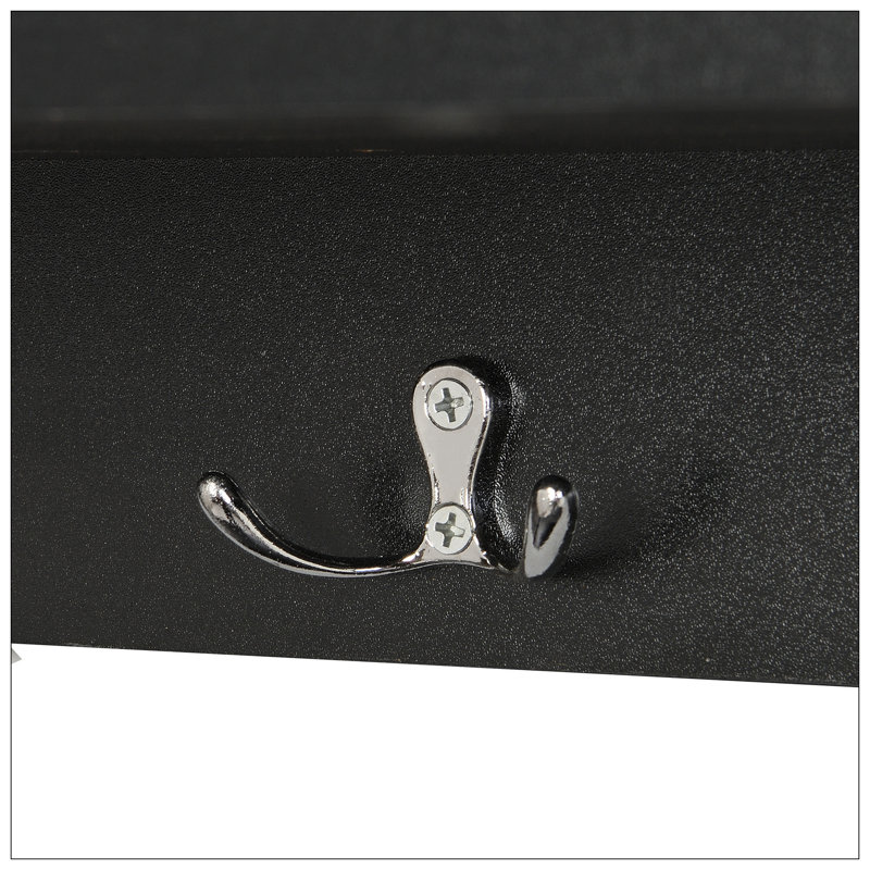 Armoire à chaussures multifonctionnelle à basculement avec armoire murale, armoire de vestibule peu encombrante avec 2 tiroirs rabattables, armoire latérale polyvalente pour le couloir
