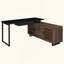Bureau d'ordinateur en L