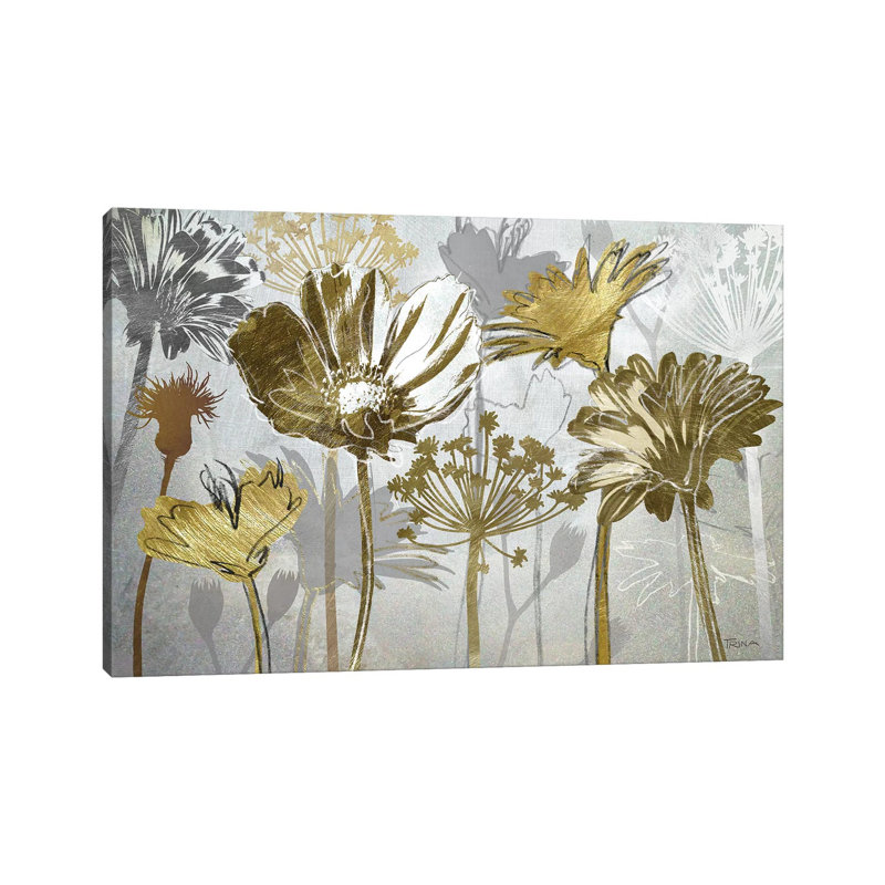 «Summer's Field» par Katrina Craven - peinture sur toile tendue, H 18 po x l 26 po x P 1,5 po
