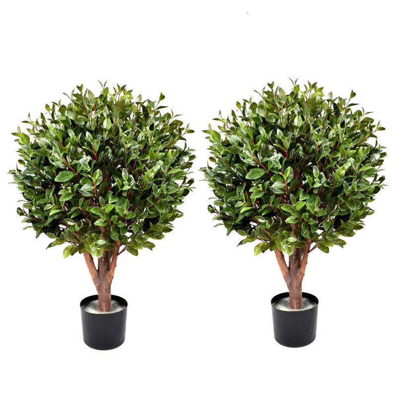 Annistyn 90cm Faux Topiary Tree in Pot