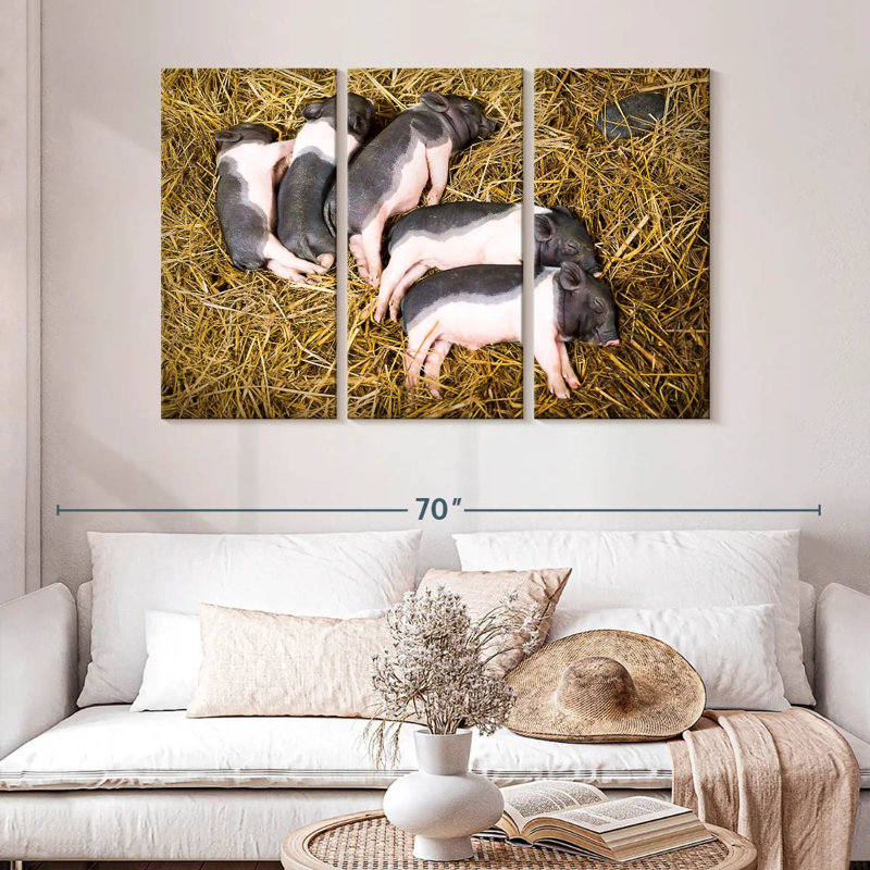 Brampt Piglet Quintet, 32" H x 50" W