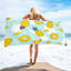 Serviette de bain Serviette de plage en microfibre Serviette de bain super colorée Housse de plage anti-sable Serviette polyvalente pour piscine 30 x 60 pouces-695960020