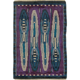 Vintage One-of-a-Kind Rectangle 4'7" X 7' Hand Knotted Area Rug