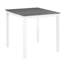 Ensemble de table de salle à manger 5 pièces à hauteur de comptoir avec 4 chaises, ensemble de table de salle à manger en bois classique pour 4 personnes, ensemble de table de salle à manger moderne et simple pour 4 personnes pour petite place, cuisine, salle à manger, gris et blanc