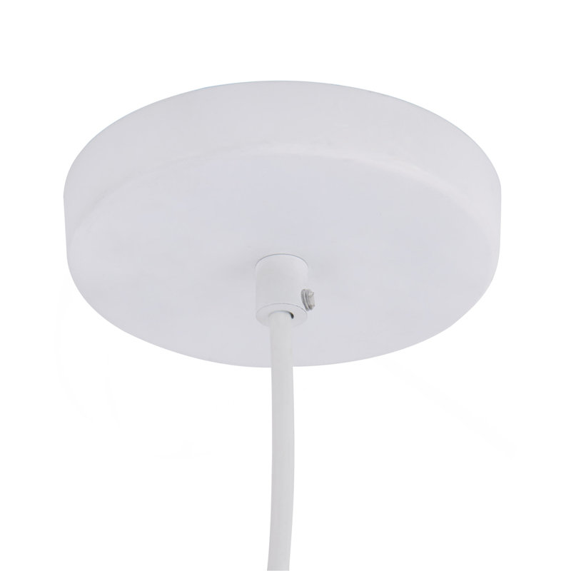 Luminaire suspendu moderne Millie White Midcentury