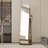 360° Swivel  Arched Jewelry Cabinet, Standing and Lockable Jewelry Armoire with Full-Length Mirror-838720895