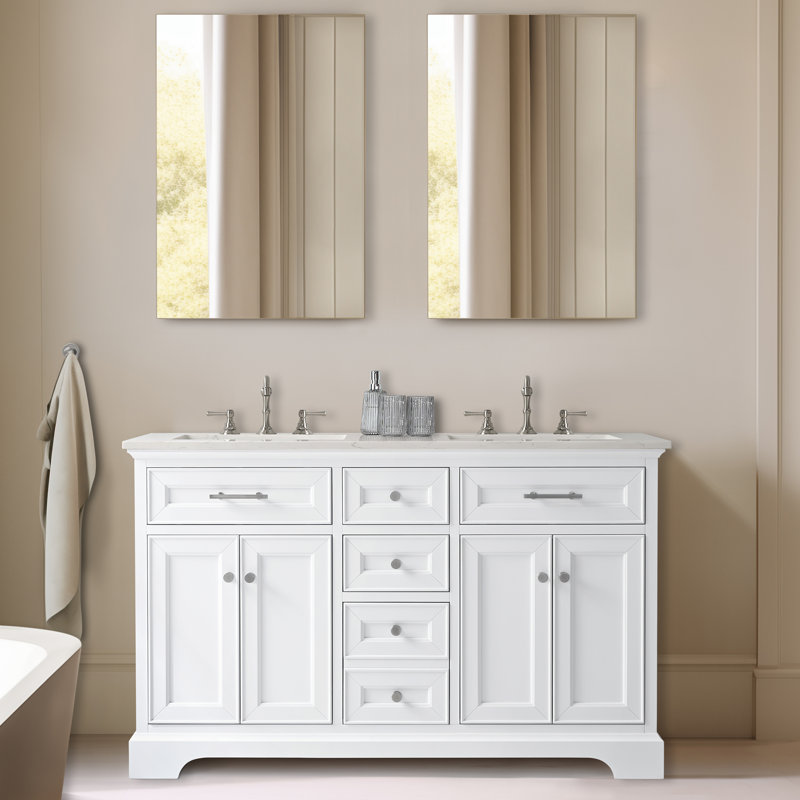 Haisley 54" W Double Vanity