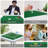 Folding Mahjong Table,portable 4-player Card Game Table With Cup Holders,white