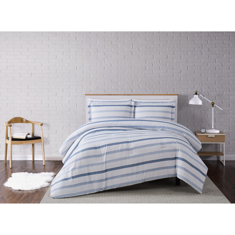 Striped Duvet Cover, Twin XL Duvet Cover + 1 Sham