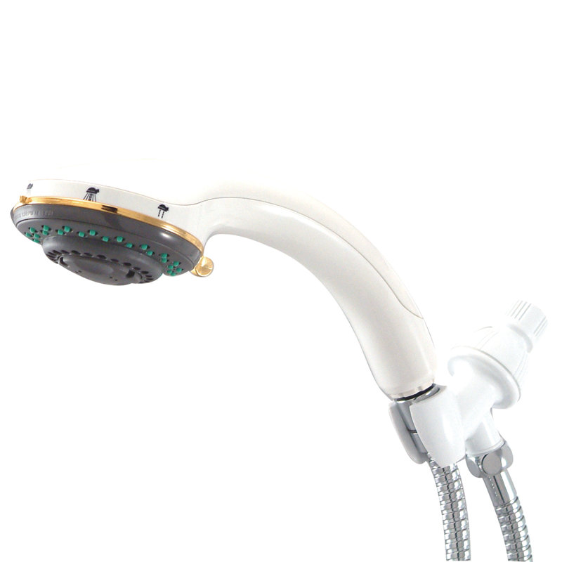 Kingston Brass Vilbosch 5-Function Hand Shower Set with Stainless Steel Hose, Brushed Nickel