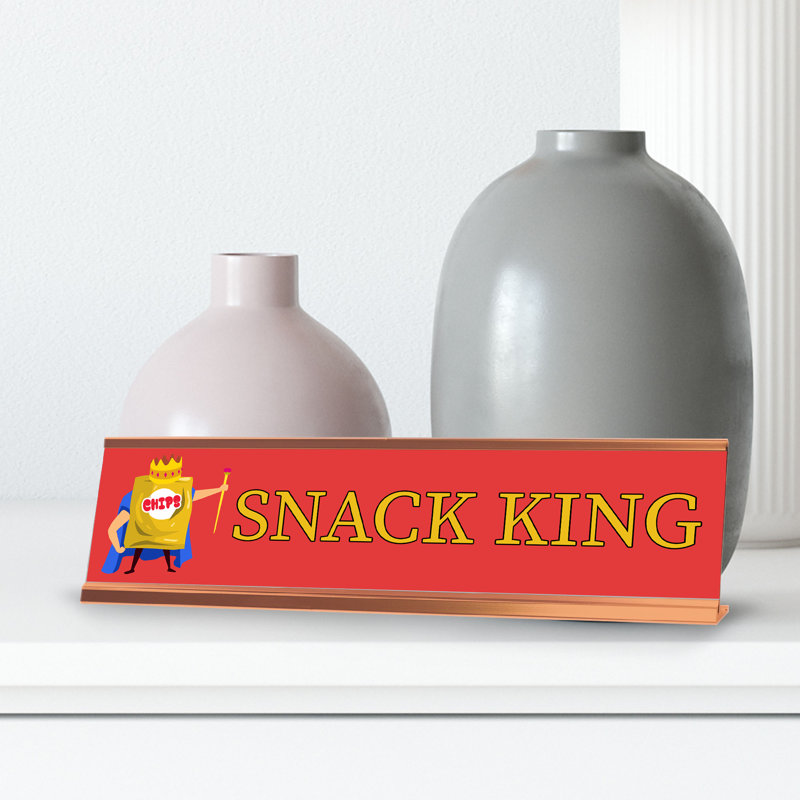 Enseigne de bureau Snack King
